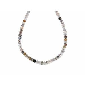 Turmalinkvarc fazettált lencse 4x3mm– ékszerkészítő alapanyag (füzér) kép