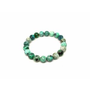 Variszcit golyó karkötő 10-11mm kép