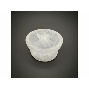 Szelenit tál kerek talpas 6cm kép