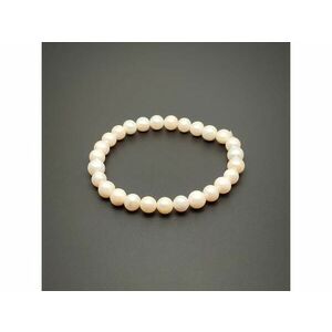 Édesvizi tenyésztett gyöngy golyó karkötő 7mm kép