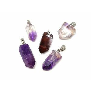 Csúcs medál ametiszt 2-3cm (MDG) kép