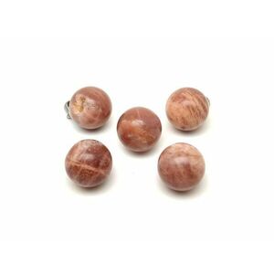 Golyó medál Holdkő barack 17-18mm kép