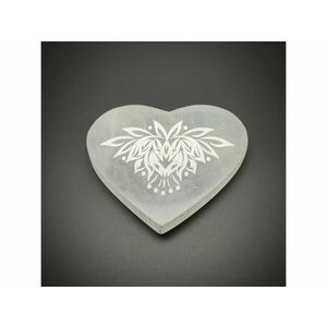 Szelenit szív lapos lótusz 10cm kép