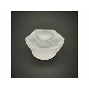 Szelenit tál hatszög tál talpas 6cm kép