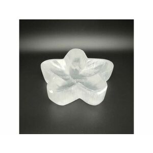 Szelenit tál virág fehér 13-14cm kép