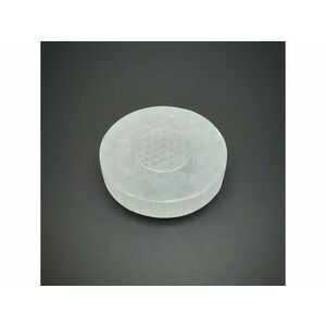 Szelenit korong életvirág ezüst matricás 6-7cm kép