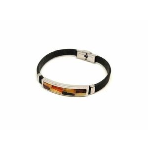 Borostyán mozaik gumis kapcsos karkötő kép