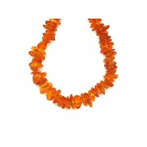 Borostyán növekvő splitter nyaklánc 50cm kép