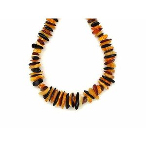 Borostyán vegyes splitter nyaklánc 45cm kép