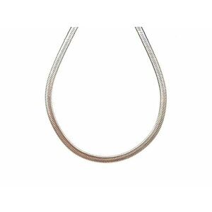 Orvosi acél ezüstszínű kígyólánc nyaklánc 45 cm kép