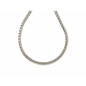 Orvosi acél ezüstszínű box lánc 45 cm kép