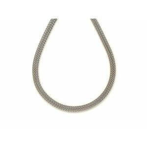 Orvosi acél ezüstszínű fonott lánc 45 cm kép
