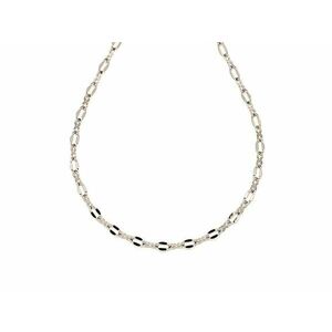 Orvosi acél ezüstszínű gyöngyszem lánc 45 cm kép