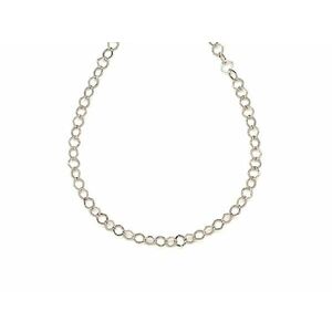 Orvosi acél ezüstszínű kör lánc 45 cm kép