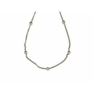 Orvosi acél ezüstszínű golyós lánc 45 cm kép