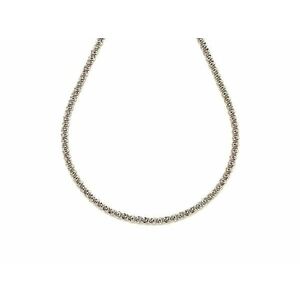 Orvosi acél ezüstszínű finom szövésű lánc 45 cm kép