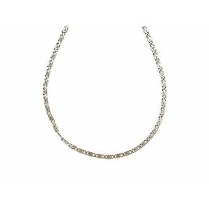 Orvosi acél ezüstszínű görög mintás lánc 45 cm kép