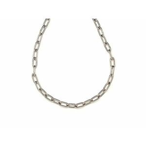 Orvosi acél modern ezüstszínű nagy szemű lánc 45 cm kép