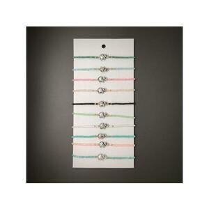 Állítható szines elefánt karkötő csomag 10db kép