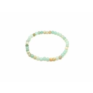 Amazonit kínai ásvány karkötő golyós 4mm kép