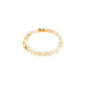 Citrin madeira ásvány karkötő golyós 6mm kép