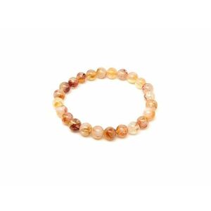 Citrin madeira ásvány karkötő golyós 8mm kép
