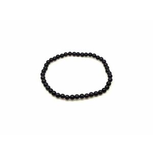 Goldstone kék ásvány karkötő golyós 4mm kép