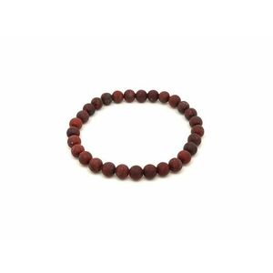 Jáspis breccsa matt ásvány karkötő golyós 6mm kép