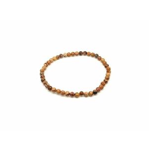 Jáspis kép ásvány karkötő golyós 4mm kép