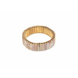 Kagyló rugalmas fém karkötő 15mm kép