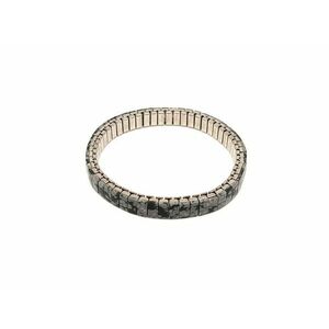 Obszidián hópehely rugalmas ásvány karkötő 6mm kép