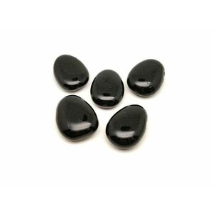 Átfúrt Goldstone zöld csepp medál kép