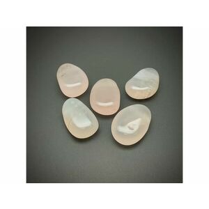 Átfúrt Kalcedon pink csepp medál kép