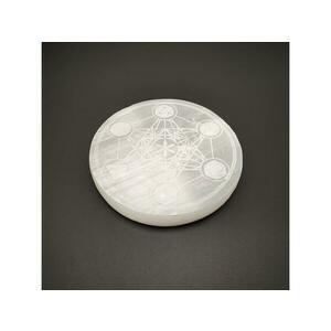 Szelenit korong metatron geometriai 10cm kép