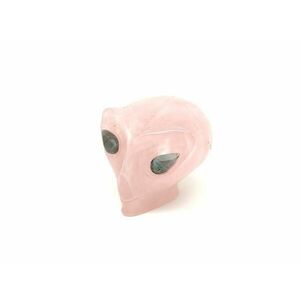 Alien fej Rózsakvarc labradorit 8cm kép
