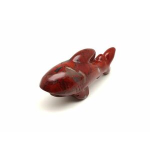Jáspis vörös cápa 10x5cm kép