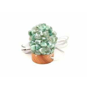 Lámpa ásvány ragasztott dobcsiszolat USB Aventurin kép