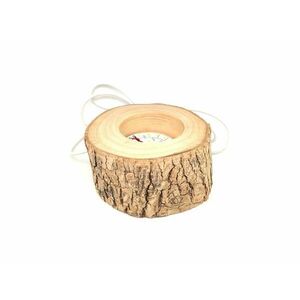 Fa rönk LED világító talp fehér 10–12 cm USB csatlakozással ásványokhoz kép