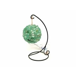 Lámpa USB gömb Aventurin állvány 8cm kép