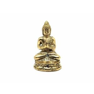 Réz figura Buddha arany 6, 5x4cm kép