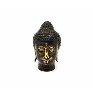 Réz figura Buddha fej óarany 7x4cm kép