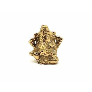 Réz figura Ganesha arany 3, 5x3cm kép