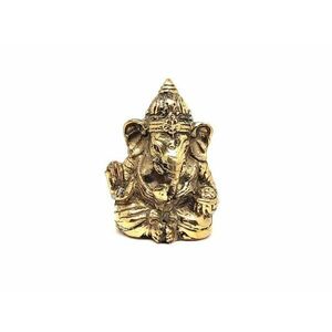 Réz figura Ganesha arany 8x5, 5cm kép