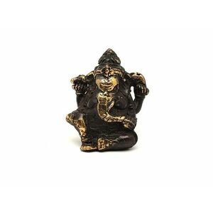 Réz figura Ganesha óarany 5x4cm kép
