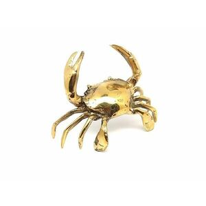 Réz figura rák arany 7x11cm kép