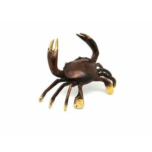 Réz figura rák óarany 7x11cm kép