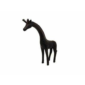 Réz figura zsiráf fekete 4x14cm kép