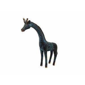 Réz figura zsiráf kék 4x14cm kép