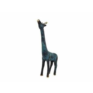 Réz figura zsiráf kék egyenes 4x16cm kép