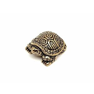 Sárgaréz figura teknős 2x2, 5cm kép